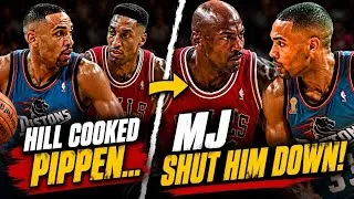 Thumbnail: Michael Jordan vs Grant Hill | Grant Hill Cooked Pippen... Until MJ Guarded Him 