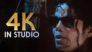 Thumbnail: Michael Jackson | RECORDING IN STUDIO | 4K