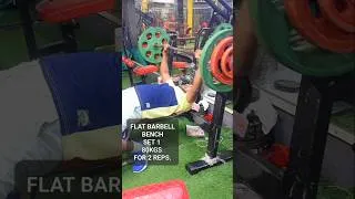 Thumbnail: Bench Press — 80kg × 2 | 70kg × 6 | 65kg × 8 💪