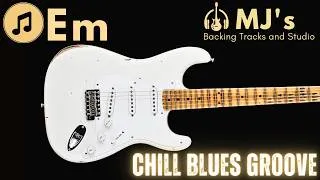 Thumbnail: E minor Chill Blues Groove Backing Track Jam