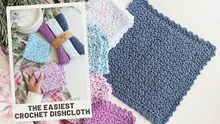 Thumbnail: The Easiest Crochet Dishcloth | Beginner Friendly Crochet Pattern