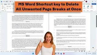 Thumbnail: How to Remove All Unwanted Page Breaks at Once in MS Word