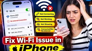 Thumbnail: How to Fix Wi-Fi Issues on iPhone – Not Connecting, Not Working or Not Showing