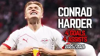 Thumbnail: Conrad Harder - All 8 Goals and Assists for RB Leipzig - 2025/26