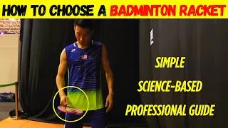 Thumbnail: HOW TO CHOOSE BADMINTON RACKET | Science-Based Professional Guide (2026) | @mkbadminton59