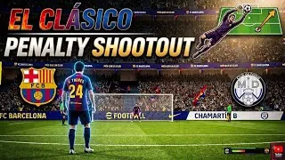 Thumbnail: 1st Penalty shootout in eFootball2027 || El Clasico Barcelona vs Real Madrid 🔥
