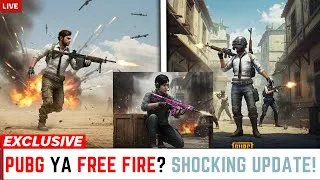 Thumbnail: PUBG Haunted Mansion Mode 😱 vs Free Fire OB51 Leaks 🔥 Who Wins?