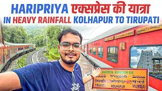 Thumbnail: Kolhapur - Tirupati Haripriya Express Monsoon Special Journey With Food Review *yeh route bhot mast*