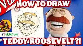 Thumbnail: President Teddy Roosevelt Drawing?! | Follow Along With Us! | MLB Clubhouse x Crayola