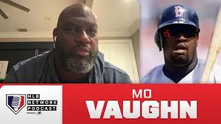 Thumbnail: Mo Vaughn tells all about his career! | MLB Network Podcast presented by New Balance