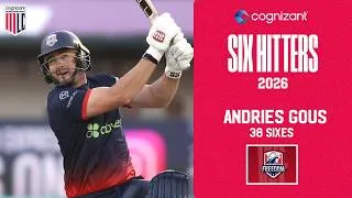 Thumbnail: Andries Gous Goes MASSIVE for Washington! 🔥 | Cognizant Major League Cricket 2026