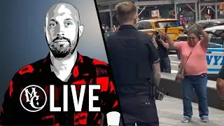 Thumbnail: Clancy Jury Stuck, Times Square Stabbing, Milo on Piers Morgan, Frank/Quite Frankly | MC Live 9/2/26