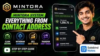 Thumbnail: 100% Decentralized? Mintora Contact Address Tutorial | Claim • Withdraw • Sell • Transfer AIMT