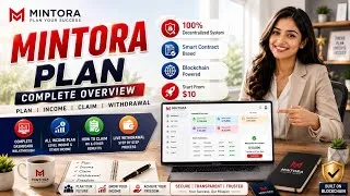 Thumbnail: Mintora Real Withdrawal Proof 🔥 Complete Dashboard & Income Plan overview