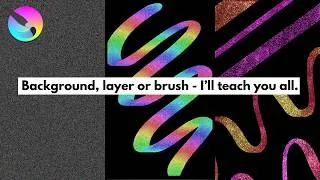 Thumbnail: How to get a glitter calligraphy effect | Krita