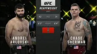 Thumbnail: Andrei Arlovski vs Chase Sherman // UFC Vegas 24// Full fight Highlights