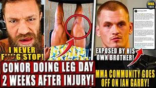 Thumbnail: Conor McGregor ALREADY BACK IN THE GYM 2 weeks after UFC 329 injury! MMA fans GO OFF on Ian Garry!