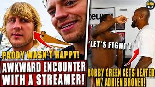 Thumbnail: Paddy Pimblett GETS MAD at a streamer! Bobby Green & Adrien Broner GET HEATED! Arman vs Oliveira 2