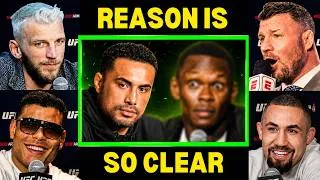 Thumbnail: UFC Fighters REACT to Israel Adesanya Leaving CKB..