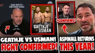 Thumbnail: GAETHJE VS USMAN! Eddie Hearn REVEALS Tom Aspinall’s UFC Return Date! Fury Is DONE With Joshua!