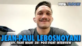 Thumbnail: UFC's Jean-Paul Lebosnoyani explains why he doesn't keep up with his own division