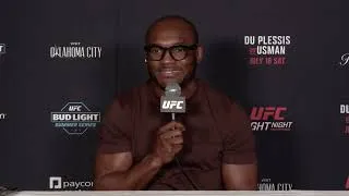 Thumbnail: Kamaru Usman says a rematch with Sean Strickland 'is definitely on the table' with a big win
