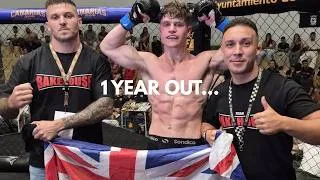 Thumbnail: The Return of MMA Shea: 2nd Round TKO in Lanzarote