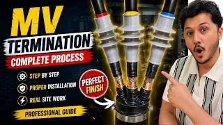 Thumbnail: Medium Voltage Cable Termination | Cable termination work | Complete Process