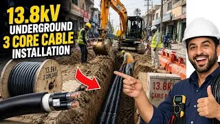Thumbnail: Underground Cable Construction | Construction of Underground Cable | underground cable laying method