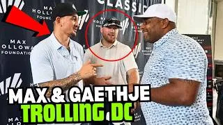 Thumbnail: Justin Gaethje And Max Holloway Trolling Daniel Cormier At A Golf Tournament