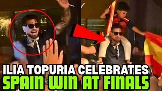 Thumbnail: Ilia Topuria Celebrates Spain Winning FIFA World Cup 2026 Against Argentina