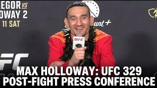 Thumbnail: MAX HOLLOWAY: UFC 329 POST-FIGHT PRESS CONFERENCE | McGREGOR AFTERMATH 👀🔥