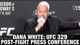 Thumbnail: DANA WHITE UFC 329 POST-FIGHT PRESS CONFERENCE | CONOR McGREGOR FALLOUT 🔥