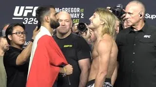 Thumbnail: Paddy Pimblett vs Benoit Saint Denis FINAL FACE-OFF | UFC 329 Ceremonial Weigh-Ins 🔥