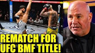 Thumbnail: Arman Tsarukyan set to fight Charles Oliveira at UFC 331?,Dana slams Hokit, Ian ' The Cuck' Garry!