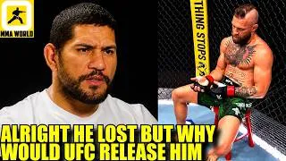 Thumbnail: Alex Pereira GOES OFF after UFC cuts fighter after Loss,Conor-We'll be back,Ilia Topuria