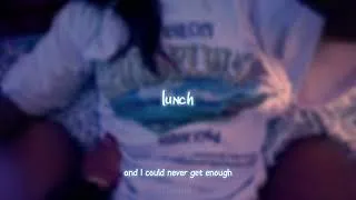 Thumbnail: Lunch by Billie Eilish, but it's slowed