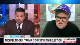 Thumbnail: Michael Moore Predicts Trump is Toast - Ayman | MSNBC | 11.03.2024