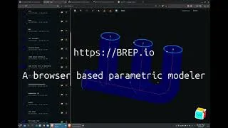 Thumbnail: BREP.io Intro (A browser based parametric modeler)