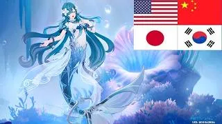 Thumbnail: Vodyanitsa & Odette All Song with 4 Language | Genshin Impact 7.0 Snezhnaya Ingame OST