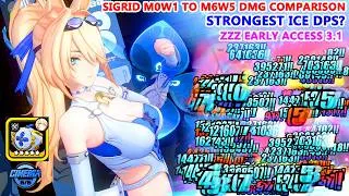 Thumbnail: Sigrid M0W1 to M6W5 DMG Comparison & Build Guide : Strongest Ice DPS? | ZZZ Early Access 3.1