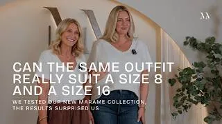 Thumbnail: Can the same outfit really suit a size 8 and a size 16 - We tested our new Marame collection