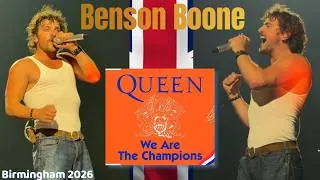Thumbnail: Benson Boone Sings “We Are The Champions” with Brian May | Birmingham 🇬🇧 2026