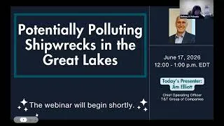 Thumbnail: Potentially Polluting Shipwrecks in the Great Lakes | 2026 HazMaTON Webinar