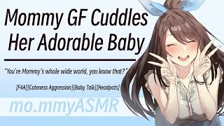 Thumbnail: Mommy GF Cuddles Her Adorable Baby [F4A][Cuteness Aggression][Baby Talk][Headpats]