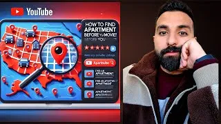 Thumbnail: إزاي تلاقي سكن في أمريكا قبل ما تسافر؟ 🏠