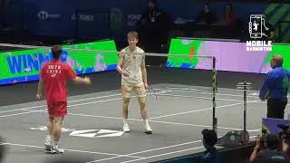 Thumbnail: Shi Yuqi vs Li Shi Feng: STUNNING Battle! 🤩🔥🤯 All England 2025