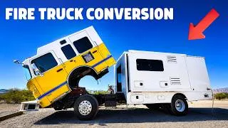 Thumbnail: They Bolted a Wrecked RV to a Retired Firetruck (Full Tour)