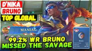 Thumbnail: 99.2% Win Rate Bruno, Missed the Savage [ Top Global Bruno ] D’NIKA