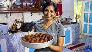 Thumbnail: SOFT AND JUICY GULAB JAMUN RECIPE | FRIED RICE AND RED CHICKEN | HAPPY YOUMAN NABI #recipe #fyp 